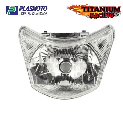 Farol Bloco Optico Honda Biz 100 110 125 Original Plasmoto Shopee Brasil