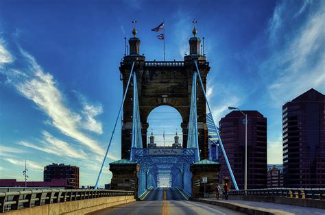 The John A Roebling Suspension Bridge Photograph By Mountain Dreams