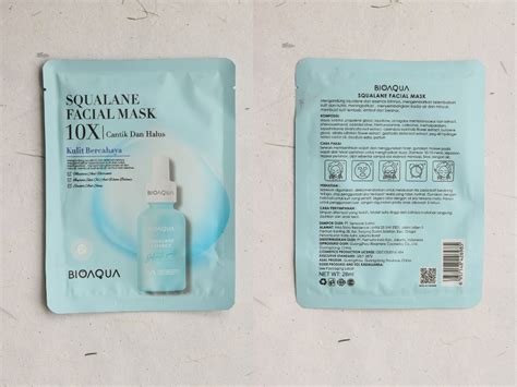 Review Facial Mask Bioaqua Cuma Rp4 Ribuan Beneran Bagus Enggak Ya