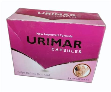 Herbal Urimar Uric Acid Capsules At Rs Box Uric Acid Herbal