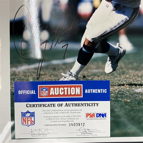 Nfl Chargers Doug Flutie Signed 11x17 Photo The Official Auction