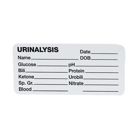 Urine Dipstick Results Printable