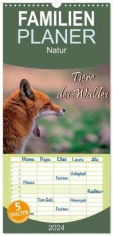 Familienplaner Tiere Des Waldes Mit Spalten Wandkalender