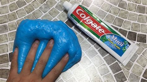 Diy Toothpaste Fluffy Slime How To Make Fluffy Slime With Clear Glue Must Watch Youtube