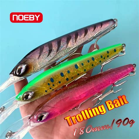 Noeby Big Game Trolling Minnow Fishing Lure180mm 90g Boat Fishing