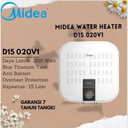 Jual Midea Water Heater Pemanas Air D V D V Luxury Series