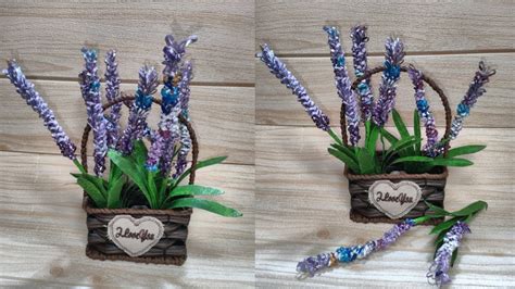 Cara Membuat Bunga Lavender Dari Bungkus Deterjen Membuat Bunga Dari