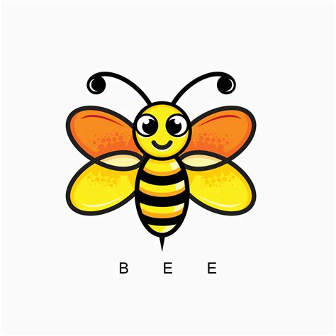 Bee cartoon vector design template 11601270 Vector Art at Vecteezy