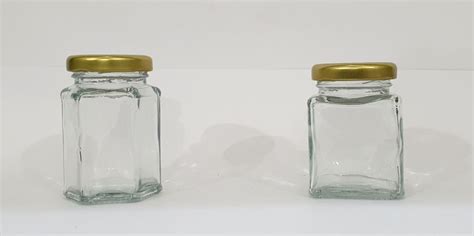 Lug Cap Hexa And ITC Square Glass Jar Manufacturer From Firozabad