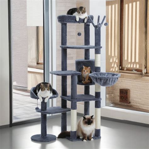 Demi Bonn 59 Cat Tree Tower For Indoor Cats Multi Level Cat Condo