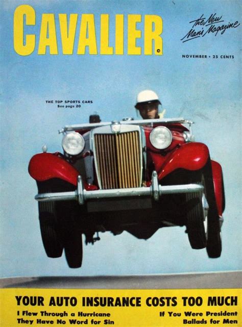 Cover Photos Of Cavalier Magazine In The 1950s ~ Vintage Everyday