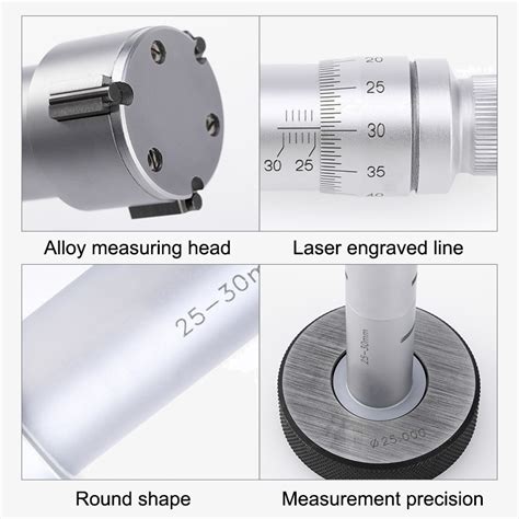 Inside Micrometer Point Mm Range Sisco