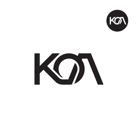 Letter KOA Monogram Logo Design 35702053 Vector Art at Vecteezy