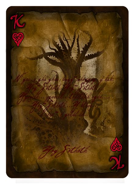 King Of Hearts From Cthulhu The Great Old One Necronomicon Edition