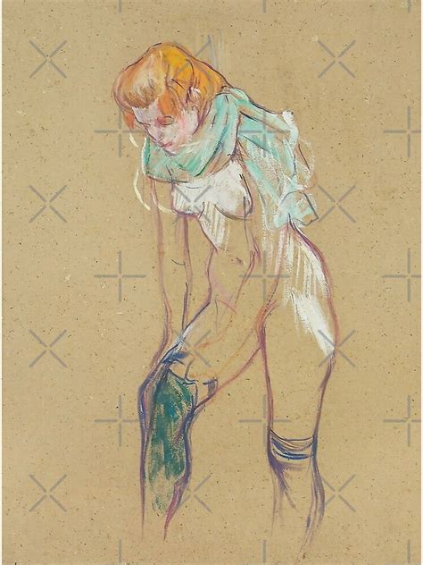 Henri De Toulouse Lautrec Woman Pulling Up Her Stocking Femme Qui