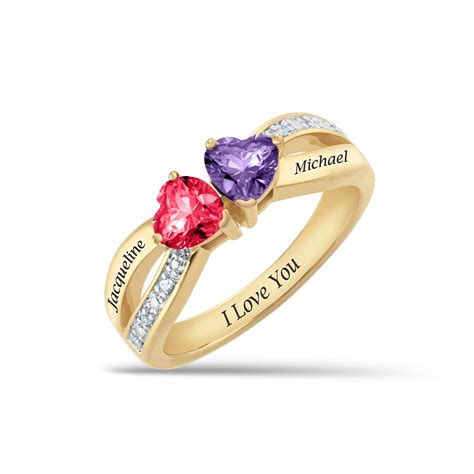 Forever Birthstone & Diamond Ring