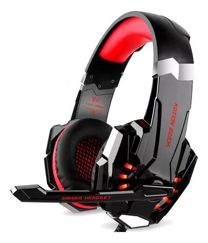 Fone Ouvido Headset Gamer Kotion Each G9000 Preto Vermelho Mercadolivre