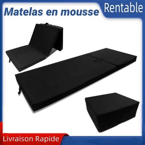 Matelas En Mousse Pliable En Sections Vgeby Abi Soutien Ferme