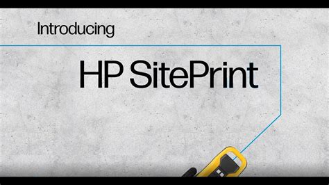 HP SitePrint Robotic Layout Solution YouTube