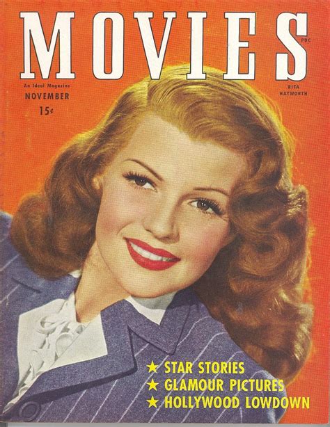 Rita Hayworth Movies Magazine Nov 1946 Rita Hayworth Rita Hayworth