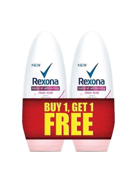 Rexona Buy Get Rexona Women Deodorant Roll On Natural Whitening