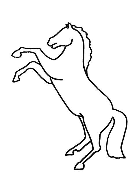 Running Horse Outline | Free download on ClipArtMag