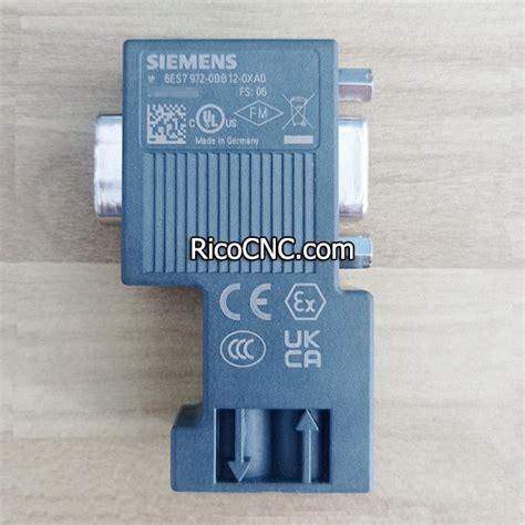 Siemens 6es7972 0ba52 0xa0 Simatic Dp Profibus Bus Connector Connection