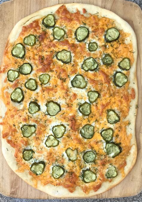 Savory Moments Garlic Dill Pickle Pizza