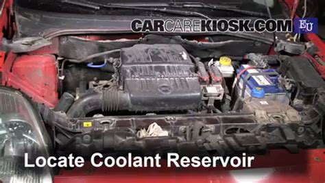 How To Add Coolant Fiat Grande Punto 2005 2011 2007 Fiat Grande