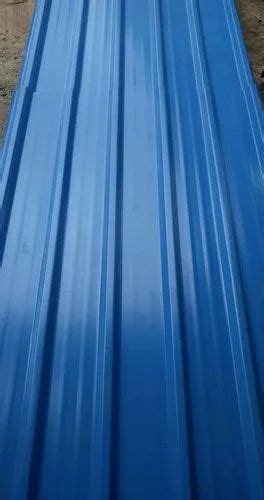 GALVALUME Blue Pre Coated Roofing Sheet Thickness 0 50 MM 0 60 MM At