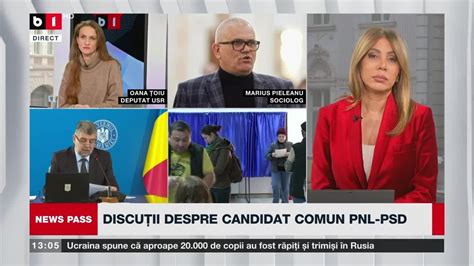 Marius Pieleanu sociolog despre comasarea alegerilor Știri B1TV 9 ian