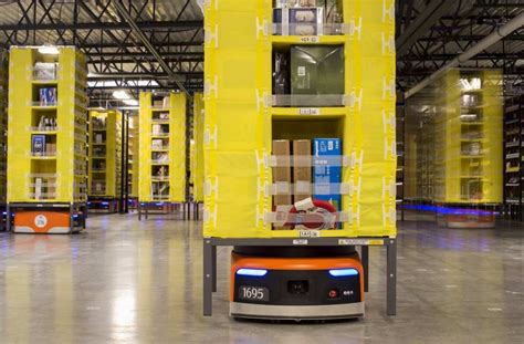 A Sneak Peak into Amazon's Warehouse Shows How Robots are Ta