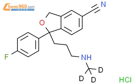 1189650 18 7去甲基西酞普兰 D3盐酸盐cas号1189650 18 7去甲基西酞普兰 D3盐酸盐中英文名分子式结构式