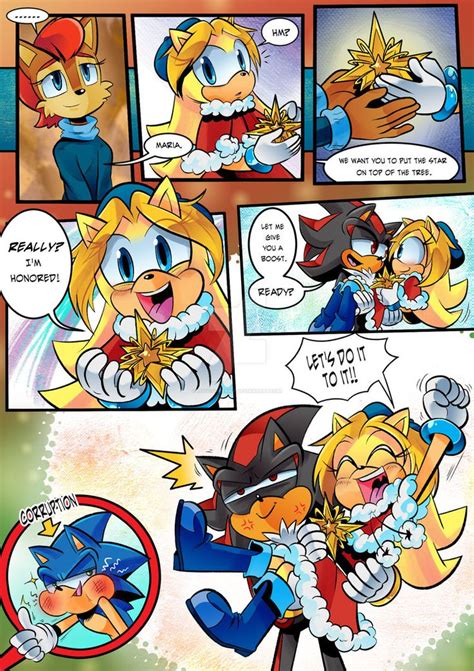 Marias First Christmas Pg25 By Liyuconberma Sonic Heroes Sonic Fan Art Sonic Fan Characters