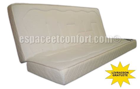 Matelas de Clic Clac 100 latex 75 kg m3 épaisseur 16 cm Finition