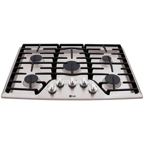 Lg Electronics In Recessed Gas Cooktop In Stainless Steel With