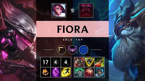 Fiora Top Vs Ornn Triple Kill Legendary Euw Master Patch