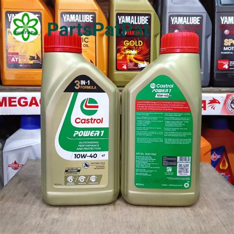 Jual Oli Oil Mesin Castrol Power1 Power 1 One 08lt 800ml 10w40 10w 40