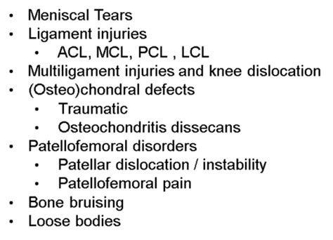 Soft Tissue Knee Injuries Flashcards Quizlet