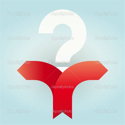 Crossroads Of Arrows With A Question Mark As A Decision — Stock Vector