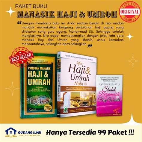 Jual Gudang Buku Islami Paket Bestseller Manasik Haji And Umrah Panduan