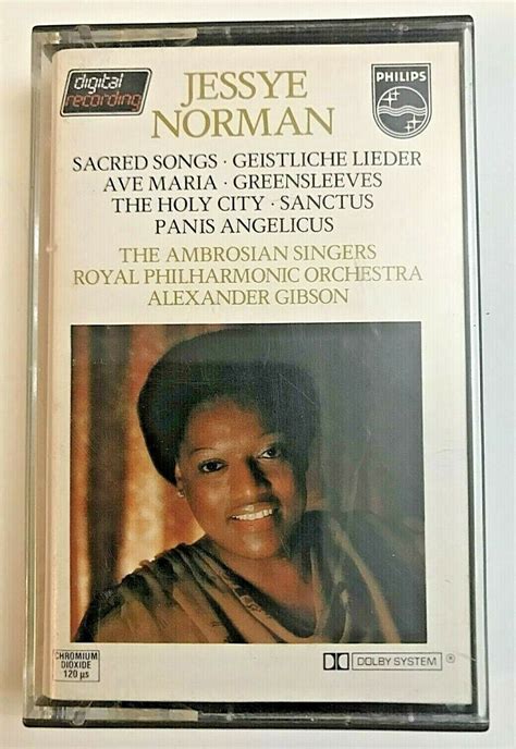 Jessye Norman Cassette Sacred Songs Ave Maria Sanctus Phillips Digital