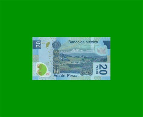 Billete De Mexico Polymero Pick New A O Estado Sin