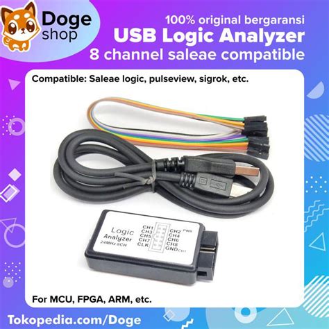 Jual Usb Logic Analyzer Analyze Ch Mhz For Arduino Avr Arm Fpga