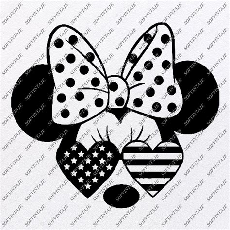 Free Minnie Mouse Silhouette Svg Free 830 SVG PNG EPS DXF File ...