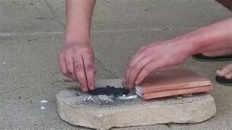 Black Iron Oxide Thermite Success Youtube