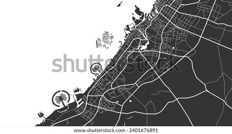 Layered Editable Vector Illustration Outline Map Stock Vector (Royalty ...