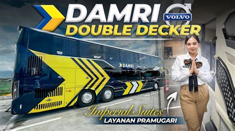 Damri Double Decker Layanan Tertinggi Untuk Malang Jakarta Volvo