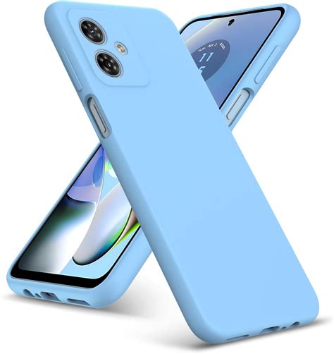 PIXFAB For Motorola G54 5G Case Slim Liquid Silicone Shockproof Anti