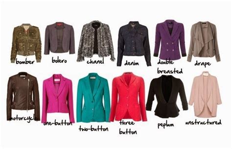 Tipos De Chaquetas Types Of Jackets Fashion Chic Business Casual